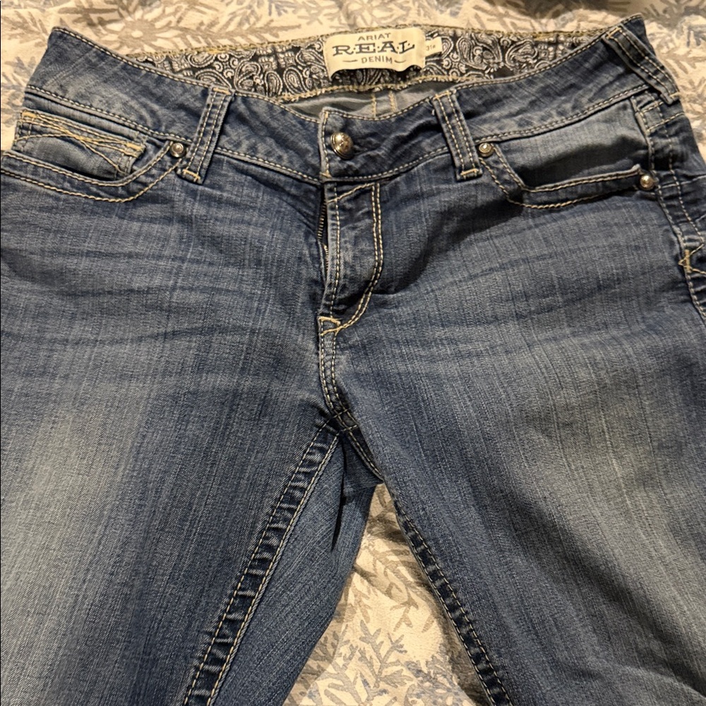 Ariat Women's Real Denim Blue Boot Cut Jeans